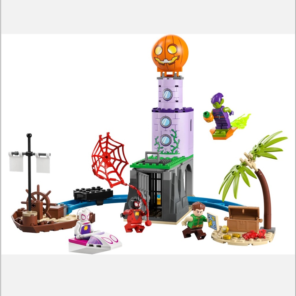 **SOLD** Team Spidey at Green Goblin's Lighthouse #10790 Lego Set